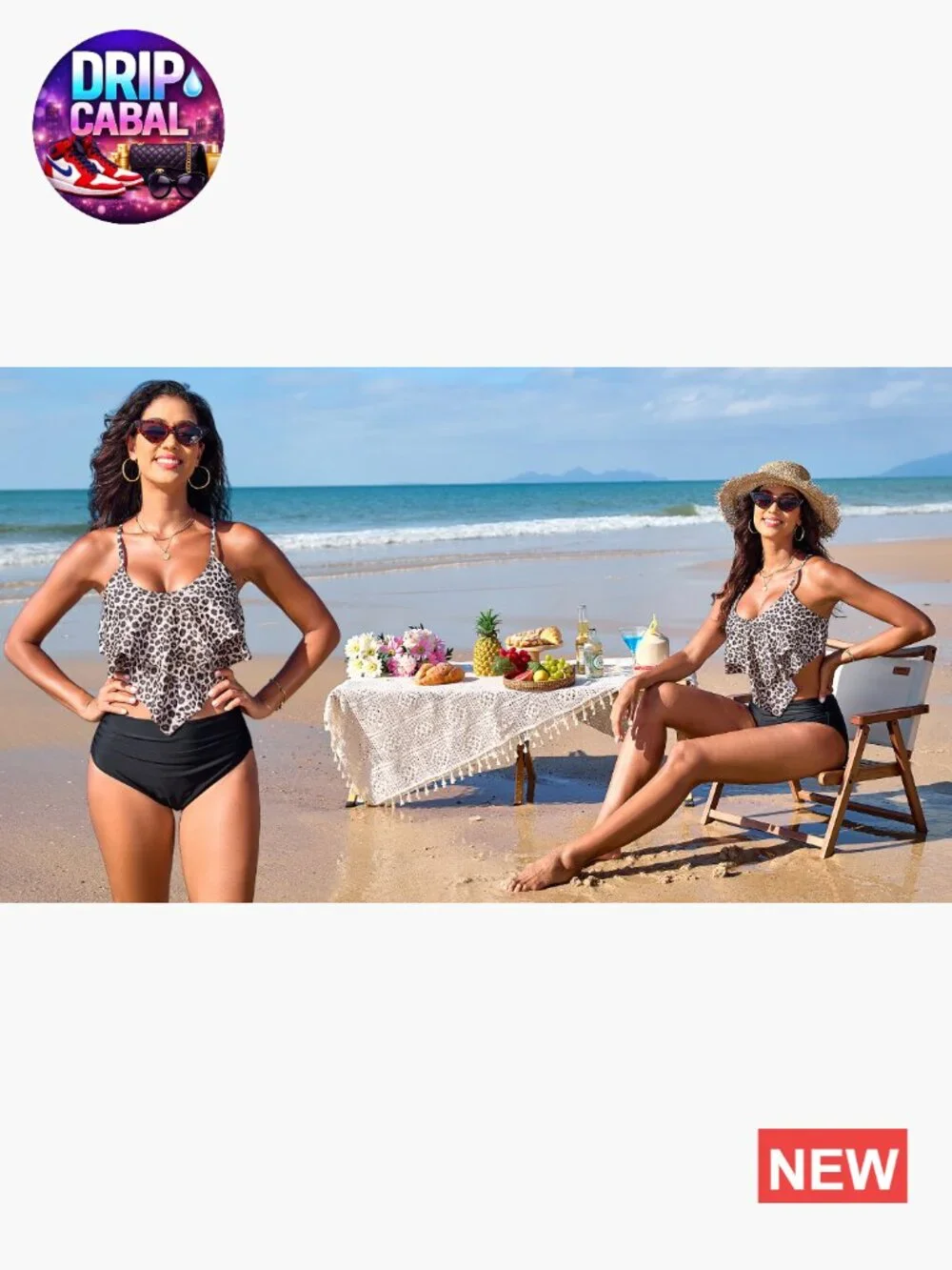 N/A ruffled halter